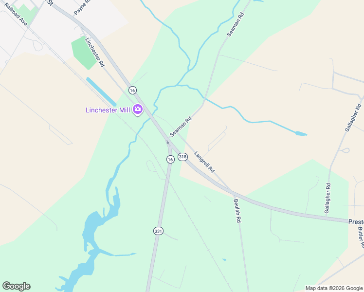 map of restaurants, bars, coffee shops, grocery stores, and more near 4305 Langrell Road in Preston