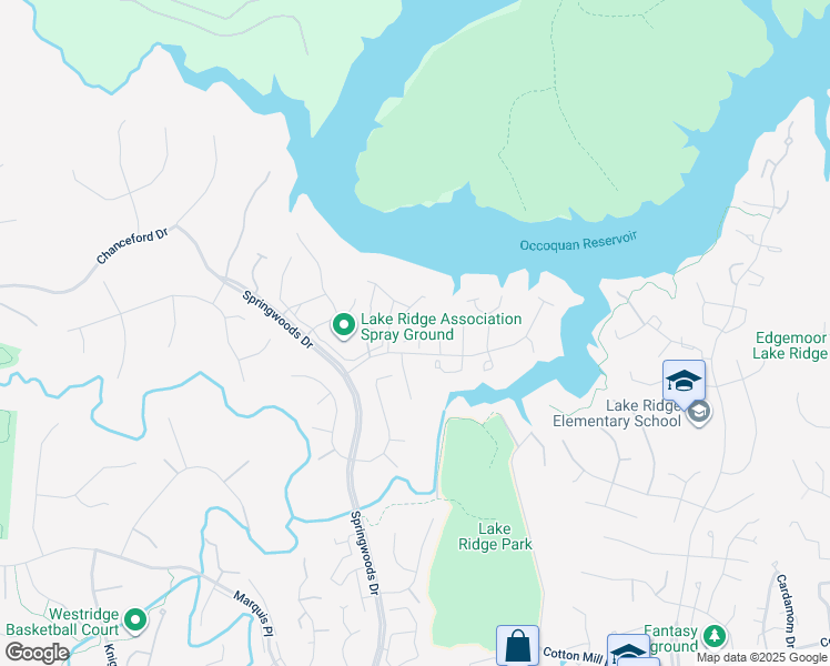 map of restaurants, bars, coffee shops, grocery stores, and more near 3786 Tonbridge Place in Woodbridge