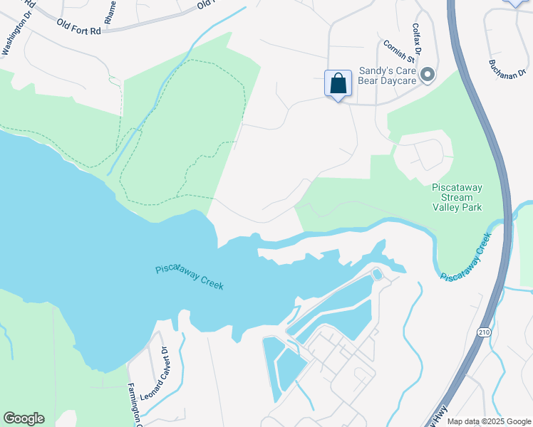 map of restaurants, bars, coffee shops, grocery stores, and more near 13825 Piscataway Drive in Fort Washington