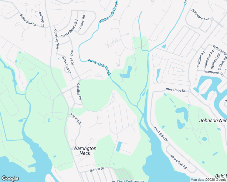 map of restaurants, bars, coffee shops, grocery stores, and more near 21167 K Street in Rehoboth Beach