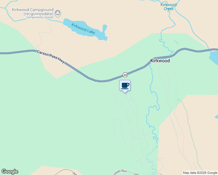 map of restaurants, bars, coffee shops, grocery stores, and more near 34197 Fremont Road in Kirkwood