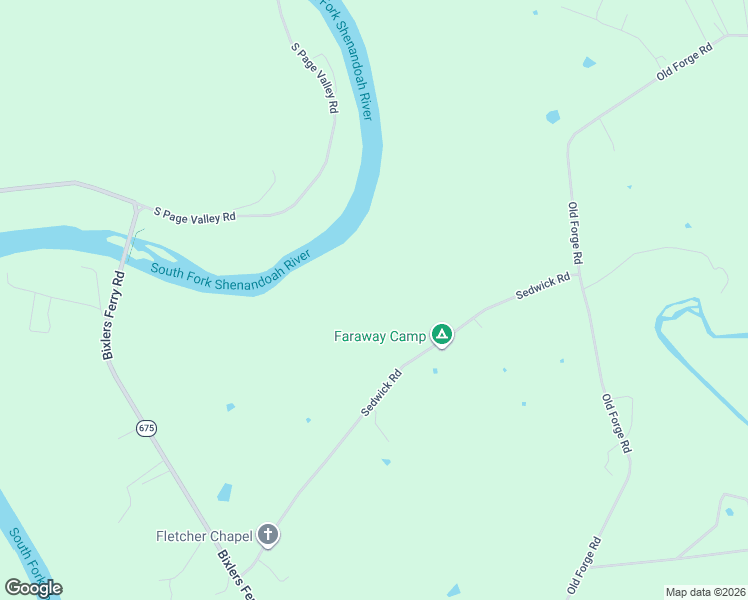 map of restaurants, bars, coffee shops, grocery stores, and more near 723 Sedwick Road in Luray
