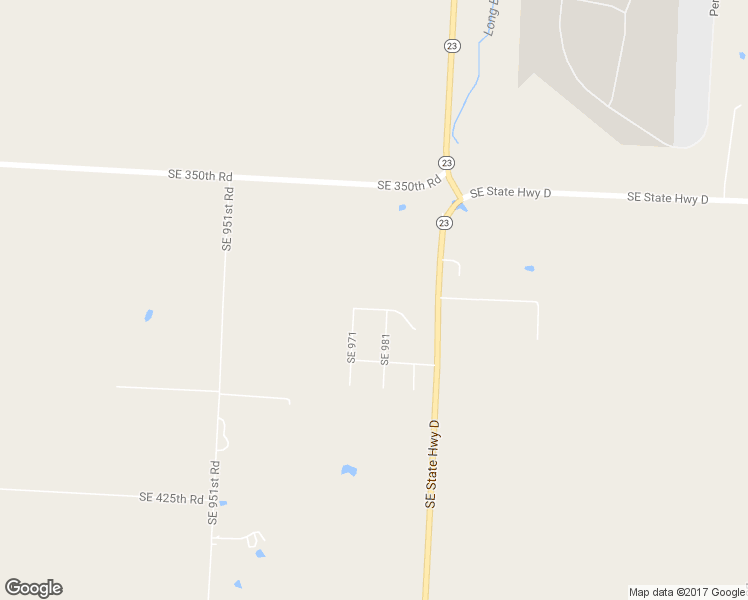 map of restaurants, bars, coffee shops, grocery stores, and more near 975 Southeast 380 in Knob Noster