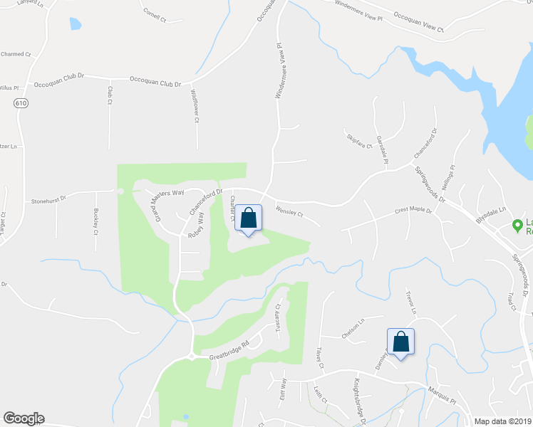 map of restaurants, bars, coffee shops, grocery stores, and more near 11801 Chelmer Ct in Woodbridge