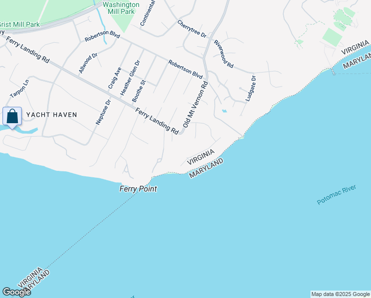 map of restaurants, bars, coffee shops, grocery stores, and more near 4004 Belle Rive Terrace in Alexandria