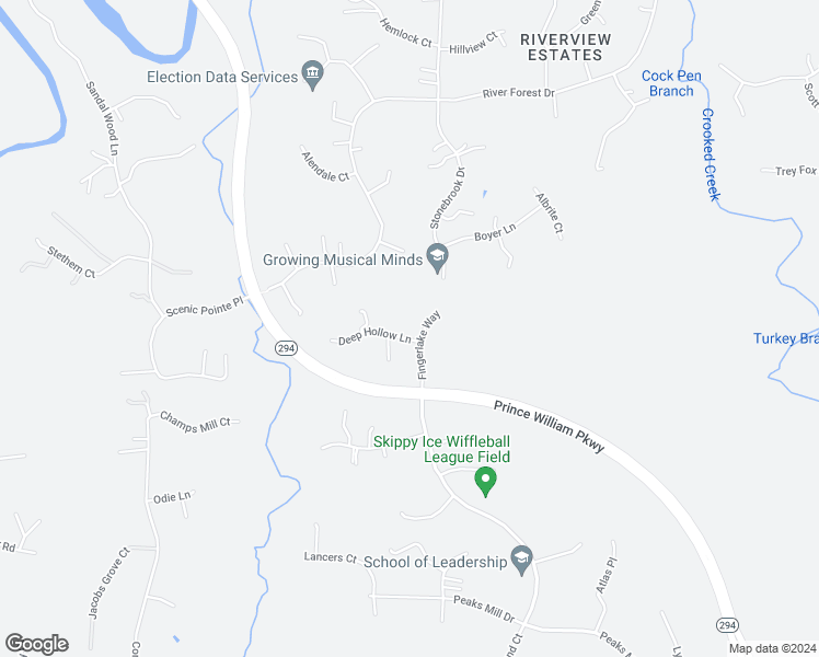 map of restaurants, bars, coffee shops, grocery stores, and more near 11780 Fingerlake Way in Manassas