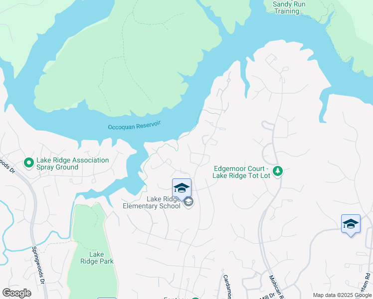 map of restaurants, bars, coffee shops, grocery stores, and more near 11718 Collingwood Court in Woodbridge