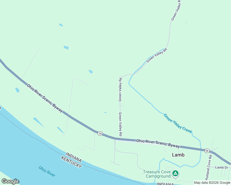 map of restaurants, bars, coffee shops, grocery stores, and more near 249 Green Valley Road in Vevay