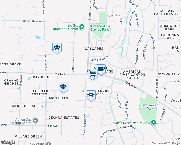 map of restaurants, bars, coffee shops, grocery stores, and more near 236 Marsalla Drive in Folsom