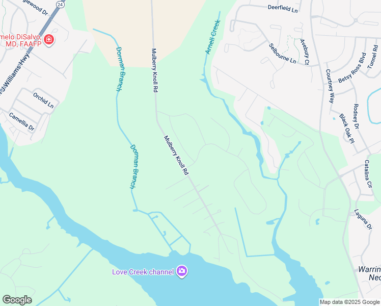 map of restaurants, bars, coffee shops, grocery stores, and more near 20435 Skipjack Drive in Lewes