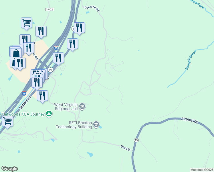 map of restaurants, bars, coffee shops, grocery stores, and more near 238 Country Drive in Sutton