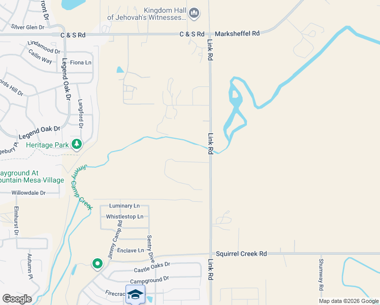 map of restaurants, bars, coffee shops, grocery stores, and more near 9110 Link Road in Fountain