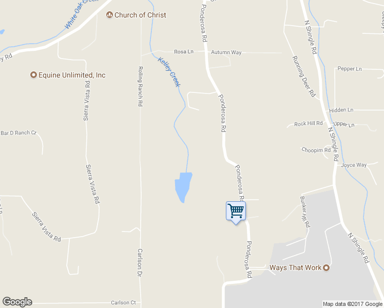 map of restaurants, bars, coffee shops, grocery stores, and more near 3680 Reflection Road in Shingle Springs