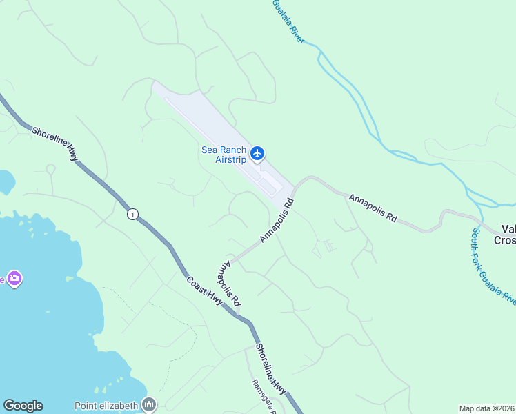 map of restaurants, bars, coffee shops, grocery stores, and more near 35858 Sea Ridge Road in Sea Ranch