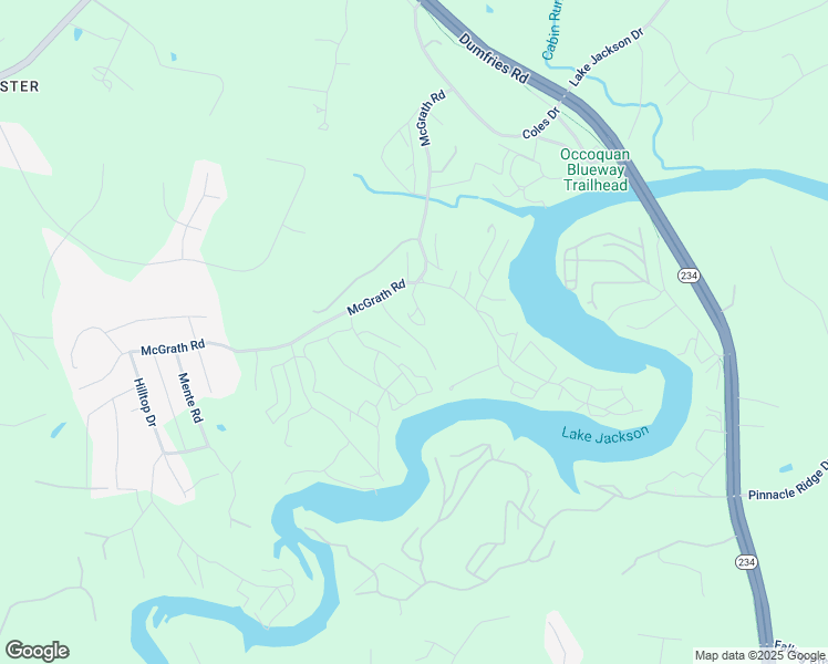 map of restaurants, bars, coffee shops, grocery stores, and more near 11721 Jansen Street in Manassas