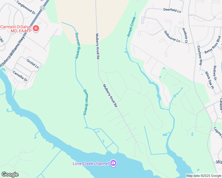 map of restaurants, bars, coffee shops, grocery stores, and more near 20426 Skipjack Drive in Lewes