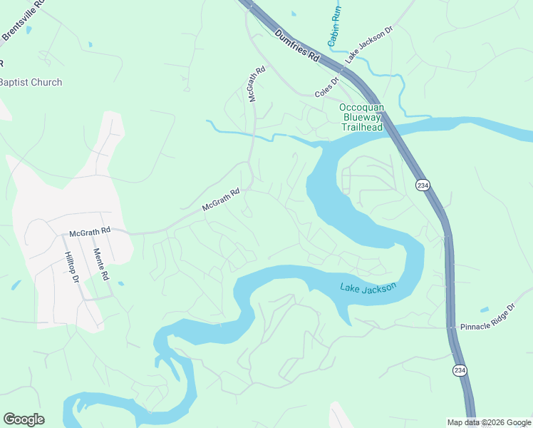 map of restaurants, bars, coffee shops, grocery stores, and more near 8423 North Point Road in Manassas