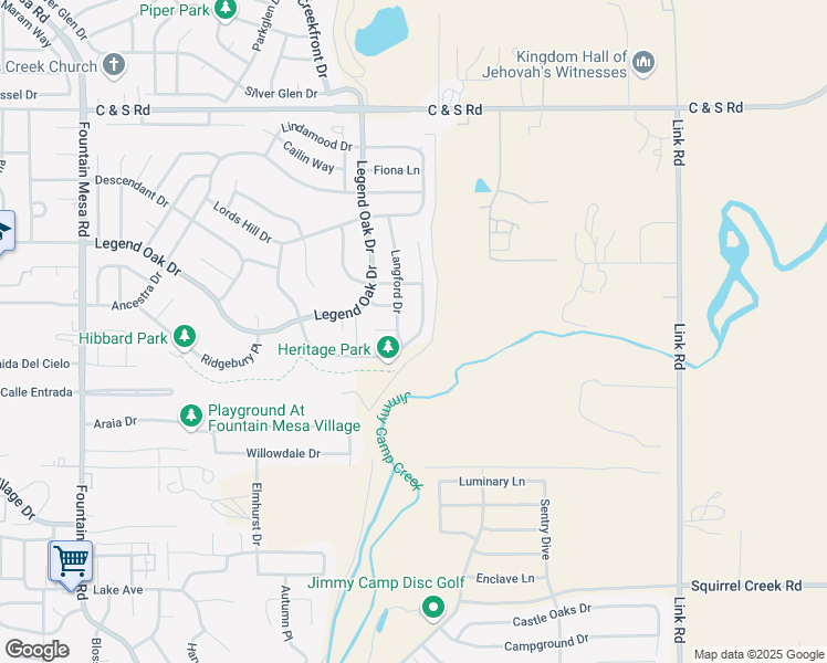 map of restaurants, bars, coffee shops, grocery stores, and more near 645 Winebrook Way in Fountain