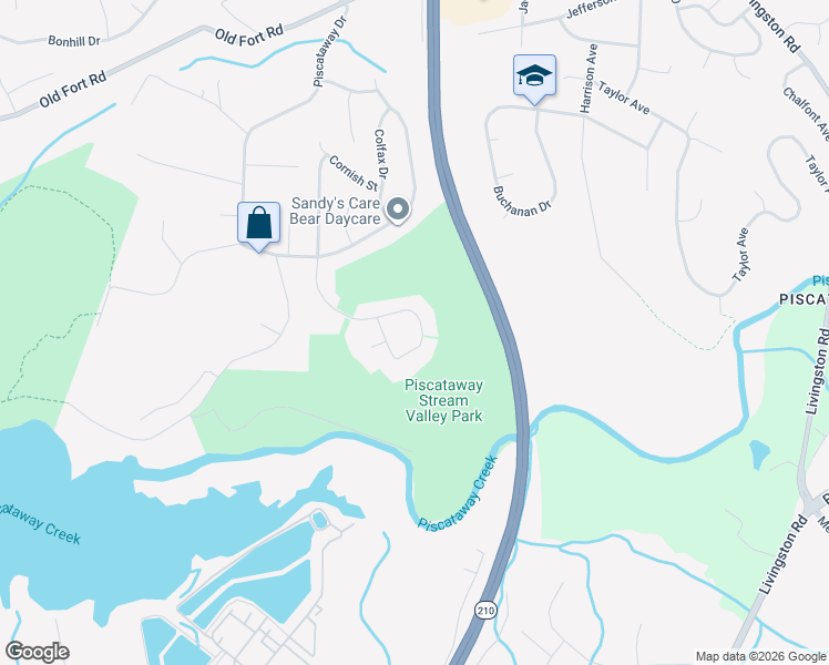 map of restaurants, bars, coffee shops, grocery stores, and more near 13709 Pendleton Street in Fort Washington