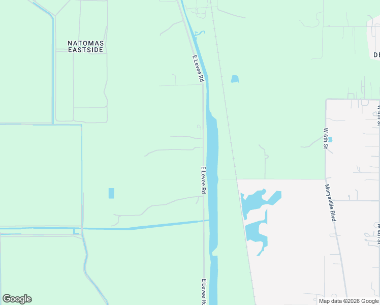 map of restaurants, bars, coffee shops, grocery stores, and more near 7301 East Levee Road in Rio Linda