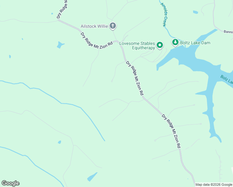 map of restaurants, bars, coffee shops, grocery stores, and more near 135 Seneca Trail in Dry Ridge