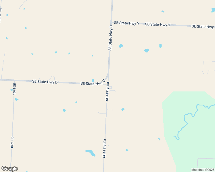 map of restaurants, bars, coffee shops, grocery stores, and more near 353 Southeast 1151st Road in Knob Noster