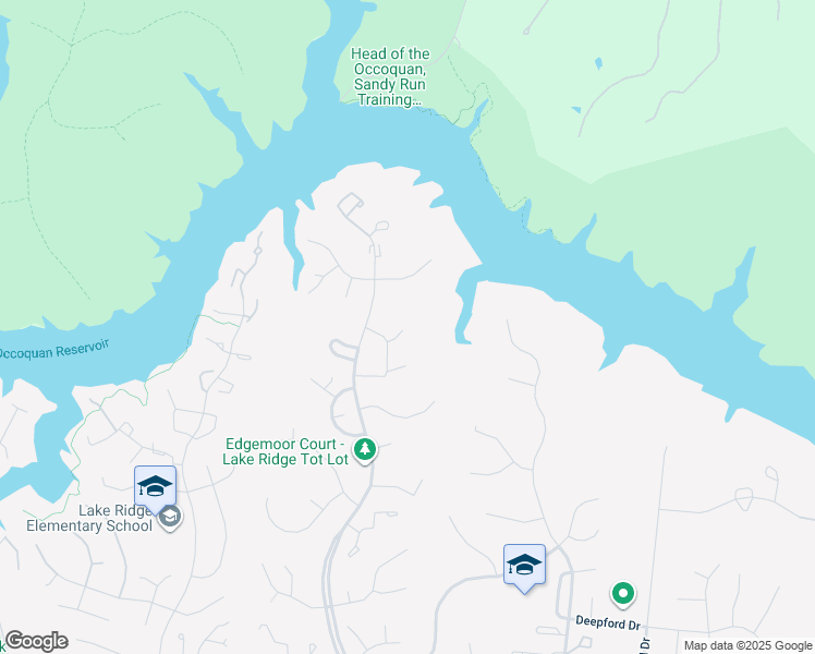 map of restaurants, bars, coffee shops, grocery stores, and more near 3007 Bromley Court in Woodbridge
