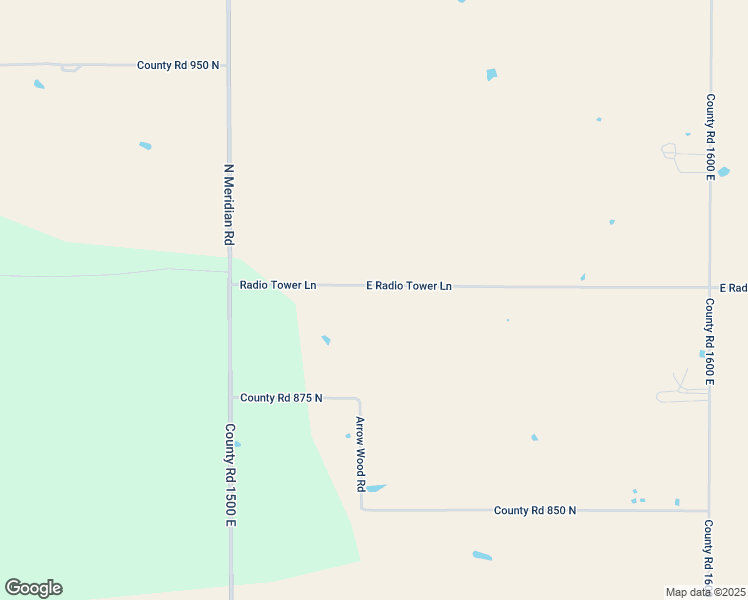 map of restaurants, bars, coffee shops, grocery stores, and more near 6101 East Radio Tower Lane in Olney