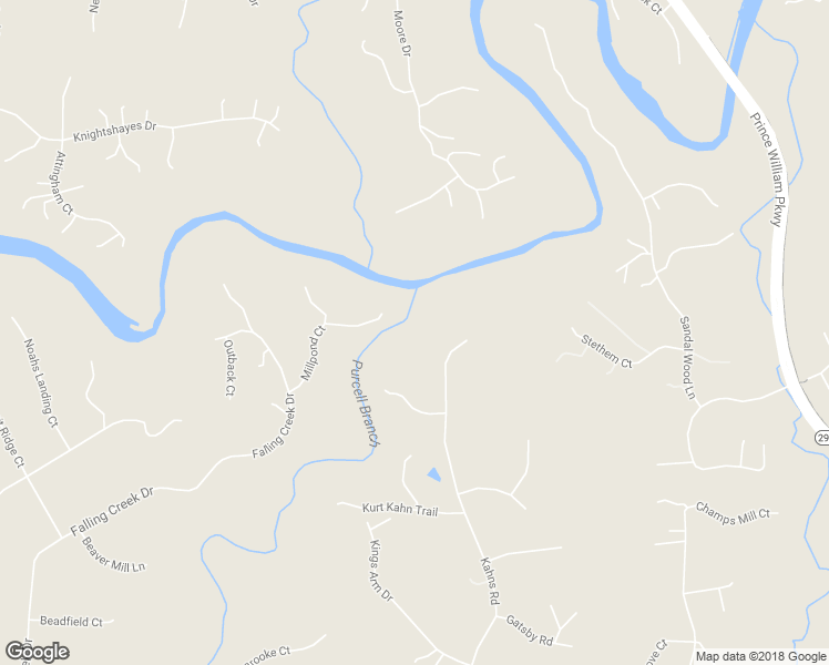 map of restaurants, bars, coffee shops, grocery stores, and more near 11660 Kahns Road in Manassas