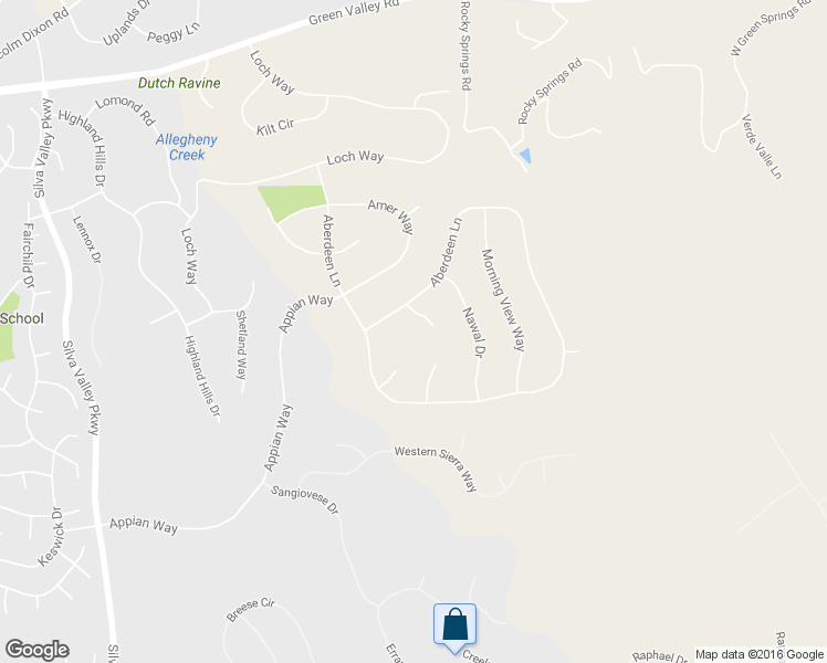 map of restaurants, bars, coffee shops, grocery stores, and more near 220 Imad Court in El Dorado Hills