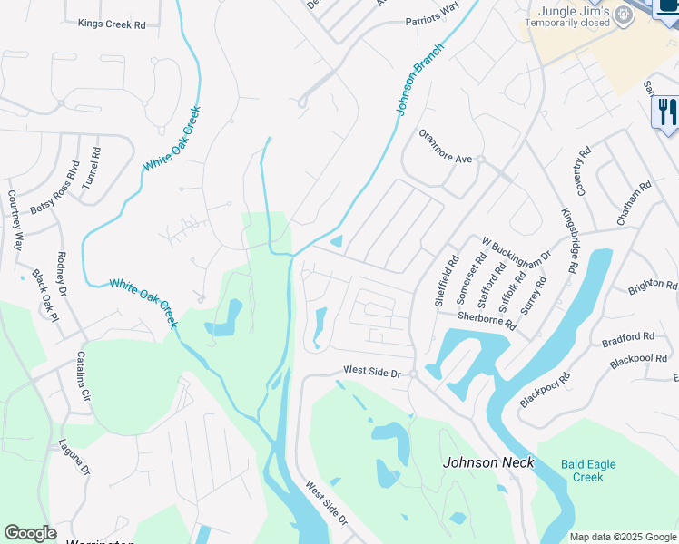 map of restaurants, bars, coffee shops, grocery stores, and more near 36394 Warwick Drive in Rehoboth Beach