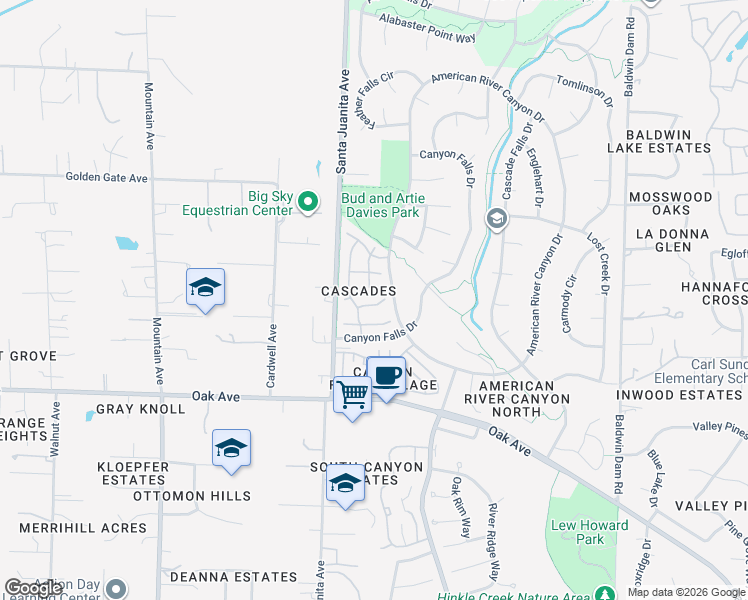 map of restaurants, bars, coffee shops, grocery stores, and more near 105 Cool Springs Court in Folsom