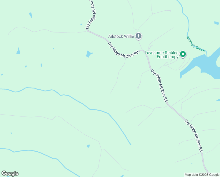 map of restaurants, bars, coffee shops, grocery stores, and more near 175 Choctaw Drive in Dry Ridge