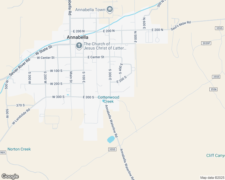 map of restaurants, bars, coffee shops, grocery stores, and more near 335 270 South in Annabella