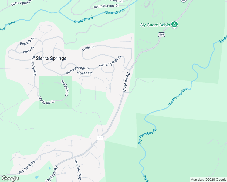 map of restaurants, bars, coffee shops, grocery stores, and more near 5841 Fallen Oak Drive in Pollock Pines