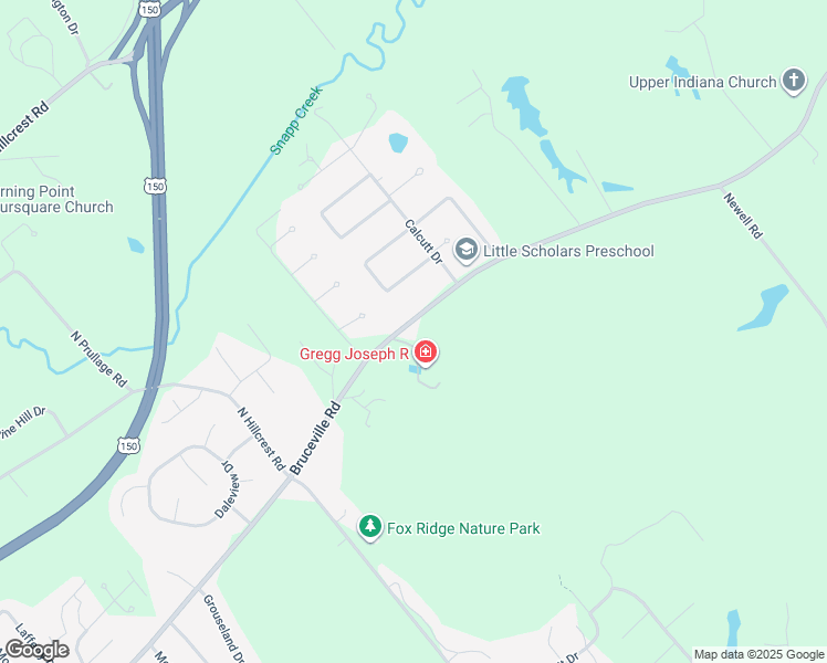 map of restaurants, bars, coffee shops, grocery stores, and more near 1736 Old Bruceville Road in Vincennes