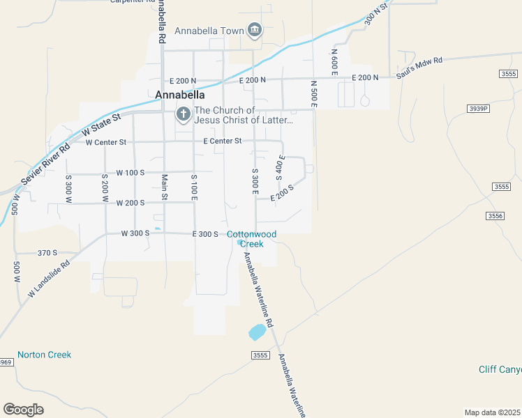 map of restaurants, bars, coffee shops, grocery stores, and more near 335 270 South in Annabella
