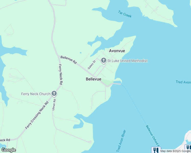 map of restaurants, bars, coffee shops, grocery stores, and more near 5592 Poplar Lane in Royal Oak