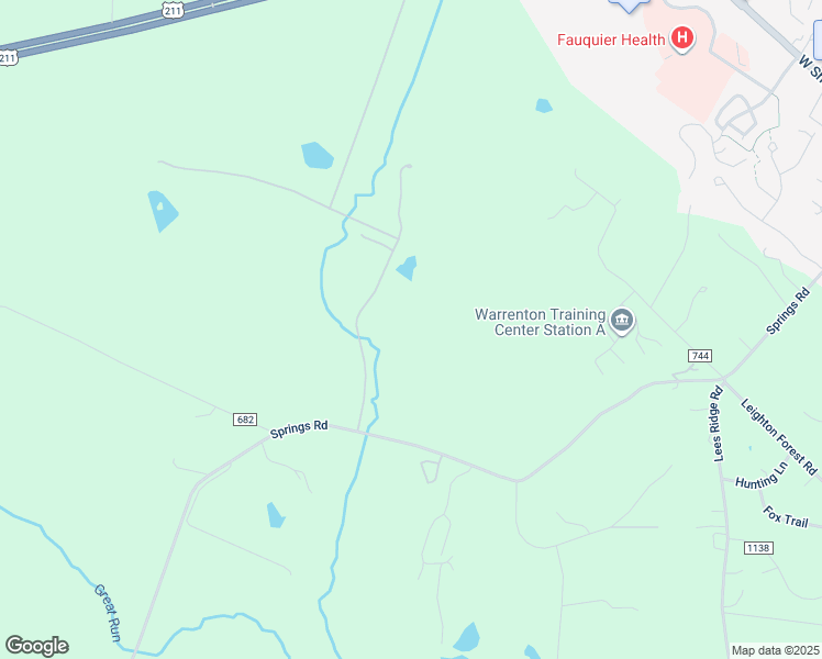 map of restaurants, bars, coffee shops, grocery stores, and more near 6931 Keith Meadows Court in Warrenton
