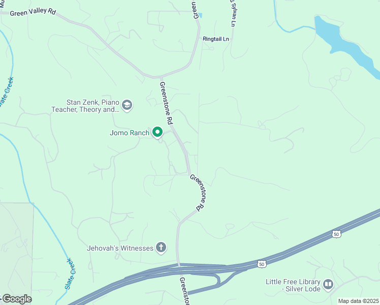 map of restaurants, bars, coffee shops, grocery stores, and more near 3791 Greenstone Road in Placerville