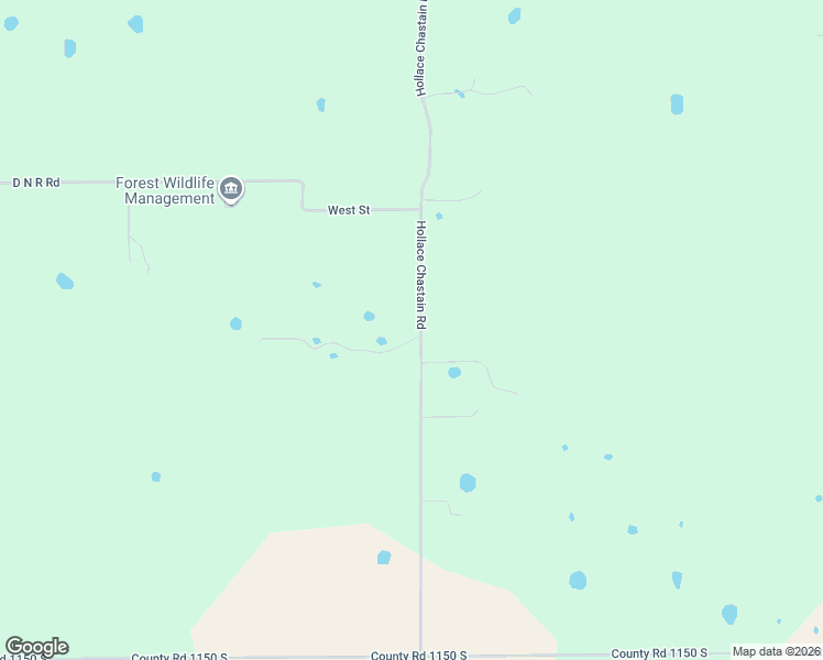 map of restaurants, bars, coffee shops, grocery stores, and more near 1161 Hollace Chastain Road in Mitchell