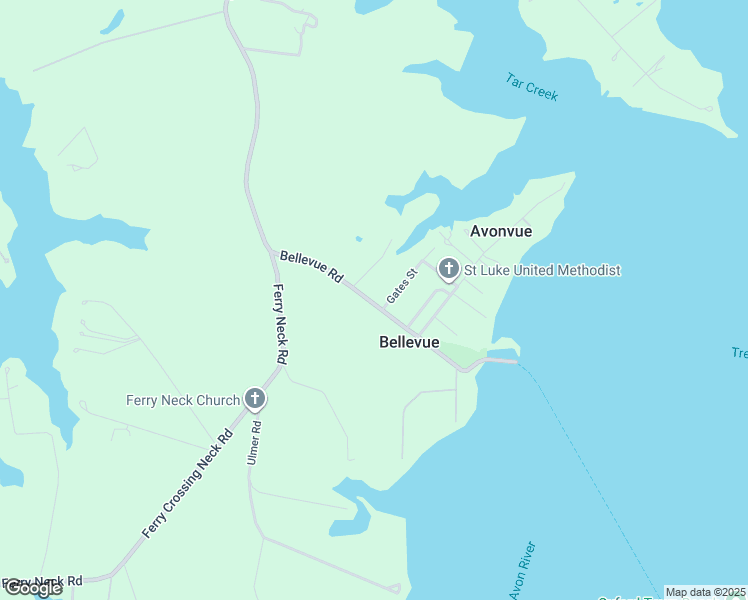 map of restaurants, bars, coffee shops, grocery stores, and more near 5631 Bellevue Road in Royal Oak