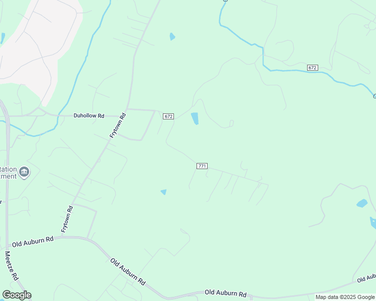 map of restaurants, bars, coffee shops, grocery stores, and more near 6156 Frys Lane in Warrenton
