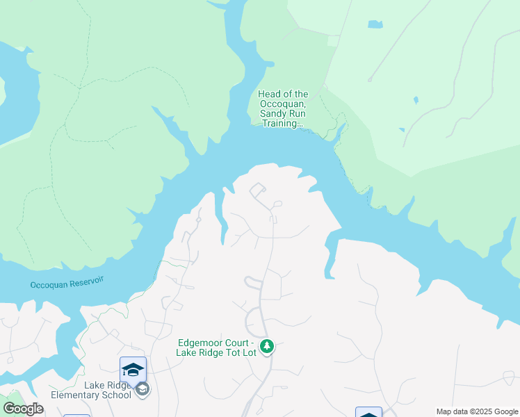 map of restaurants, bars, coffee shops, grocery stores, and more near 11572 Hill Meade Lane in Woodbridge