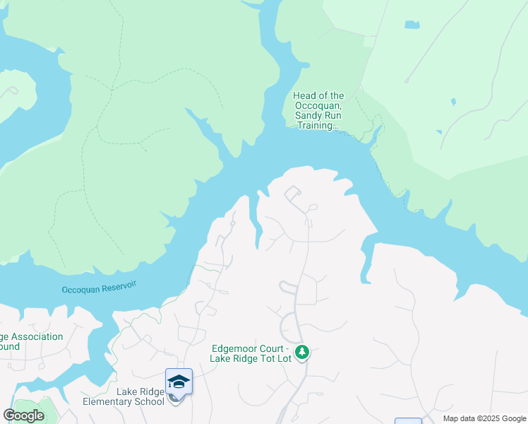 map of restaurants, bars, coffee shops, grocery stores, and more near 3128 Woods Cove Lane in Woodbridge