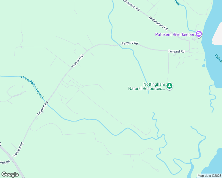 map of restaurants, bars, coffee shops, grocery stores, and more near 16341 Tanyard Road in Upper Marlboro