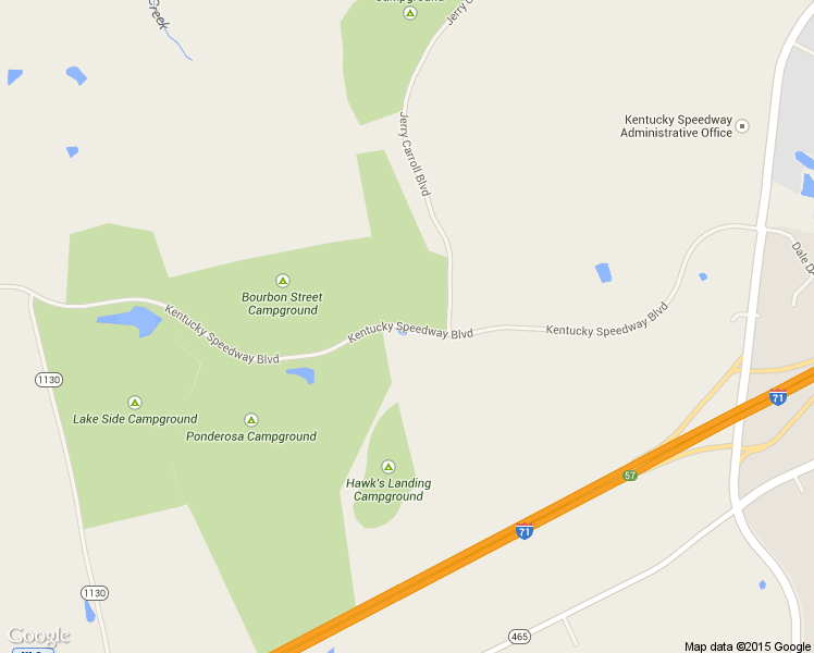 map of restaurants, bars, coffee shops, grocery stores, and more near Kentucky Speedway Boulevard in Sparta