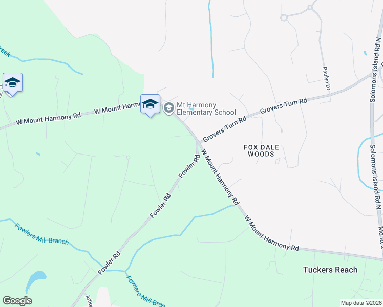 map of restaurants, bars, coffee shops, grocery stores, and more near 885 Fowler Road in Owings