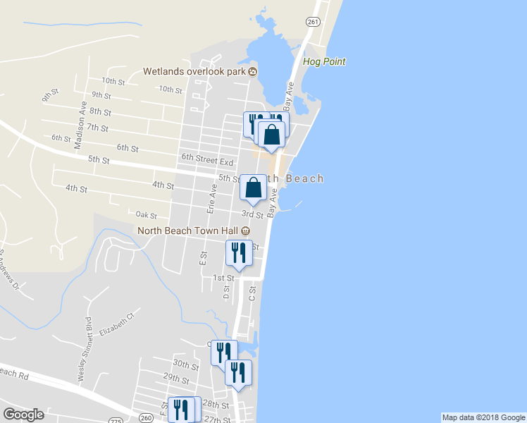 map of restaurants, bars, coffee shops, grocery stores, and more near 4114 3rd Street in North Beach