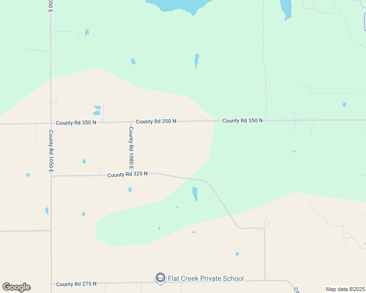 map of restaurants, bars, coffee shops, grocery stores, and more near 11031 County Road 350 North in Loogootee